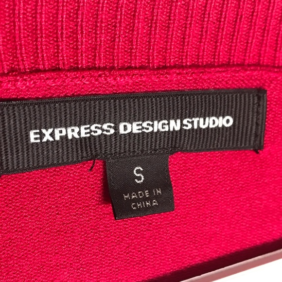 Express Raspberry Crystal Sweater S - Picture 6 of 6